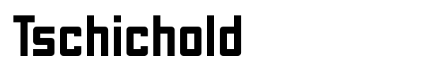 Tschichold font preview